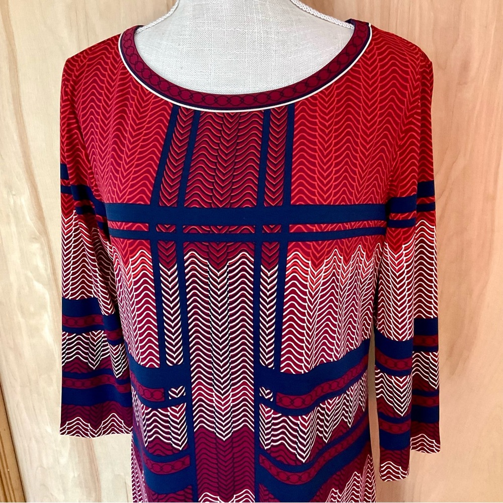 Max Studio Patterned Mini Dress - Euc - image 3